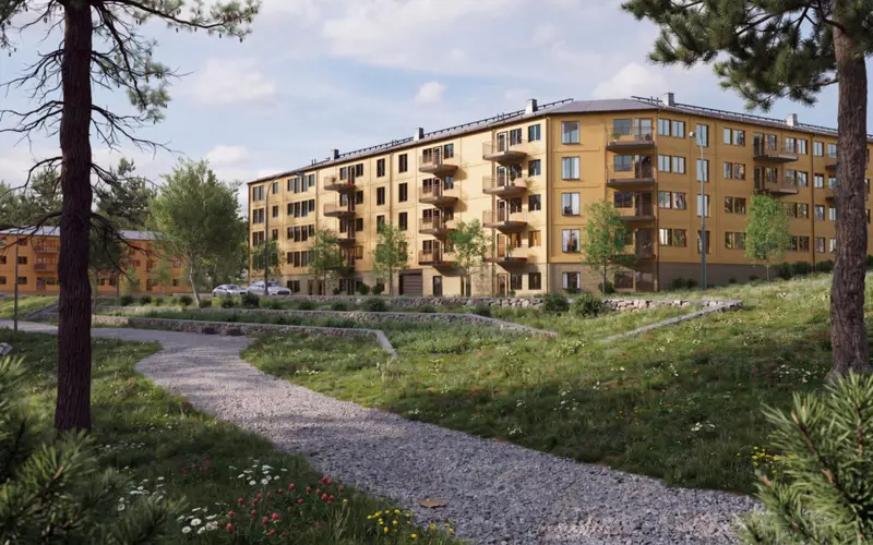 Vektor Arkitektur för Storsala.