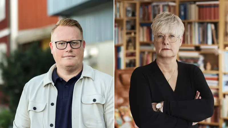 Stefan Lindborg, förhandlingschef BohusÄlvsborg-Skaraborg och Marie Linder, förbundsordförande Hyresgästföreningen.  