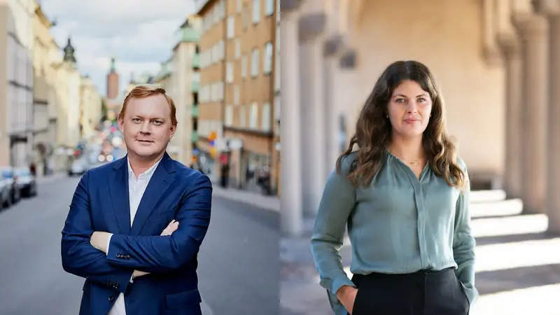 Dennis Wedin och Deniz Butros