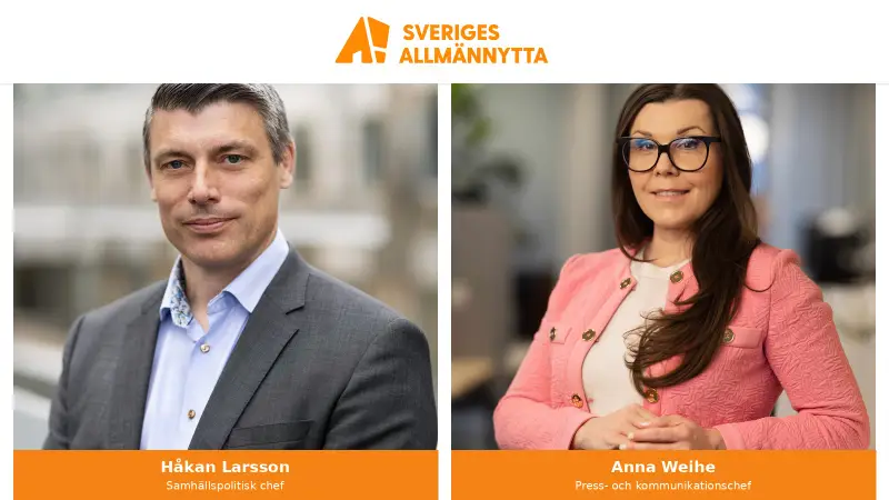 Håkan Larsson och Anna Weihe